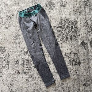 - Gymshark gray seamless 28.5” inseam leggings